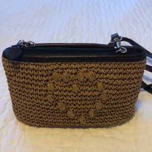 Brighton mini woven bag.